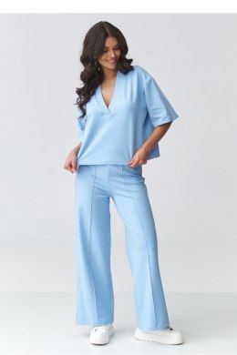 Spodnie Komplet Model M921 Błękit - Makadamia Makadamia