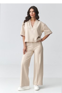 Spodnie Komplet Model M921 Light Beige - Makadamia Makadamia