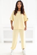Spodnie Komplet Model RV-KMPL-A1290.94 Light Yellow - Rue Paris Rue Paris
