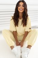Spodnie Komplet Model RV-KMPL-A1290.94 Light Yellow - Rue Paris Rue Paris