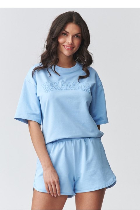 Spodnie Komplet Modely M918 Błękit - Makadamia Makadamia