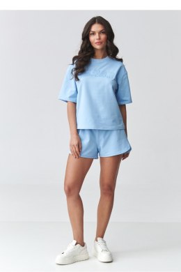 Spodnie Komplet Modely M918 Błękit - Makadamia Makadamia