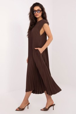 Sukienka Model IT-SK-19552.72 Dark Brown - Rue Paris Rue Paris