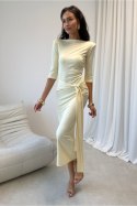 Sukienka Model Lidiana JZO SUK0552 Light Yellow - Roco Fashion Roco Fashion