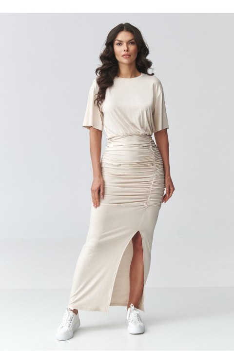 Sukienka Model M930 Light Beige - Makadamia Makadamia