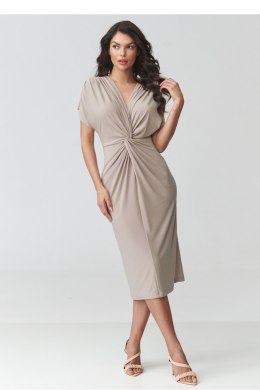 Sukienka Model M938 Light Beige - Makadamia Makadamia