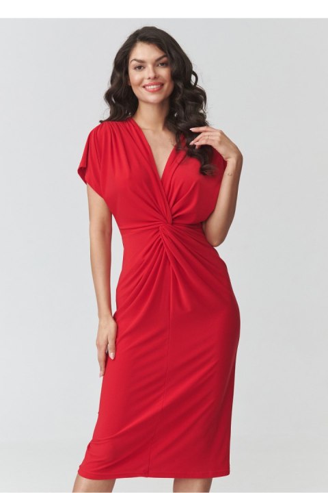 Sukienka Model M938 Red - Makadamia Makadamia