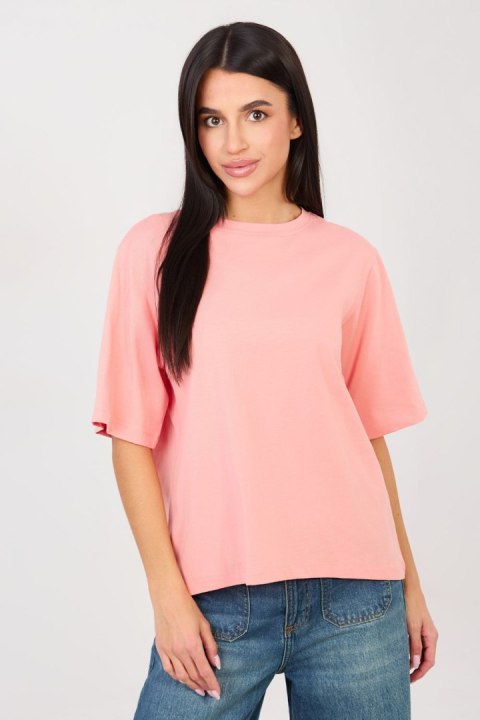 Tshirt Damski Model RV-TS-A1089.87 Brzoskwinia - Rue Paris Rue Paris