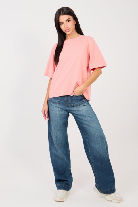 Tshirt Damski Model RV-TS-A1089.87 Brzoskwinia - Rue Paris Rue Paris