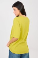 Tshirt Damski Model RV-TS-A1089.87 Limonka - Rue Paris Rue Paris