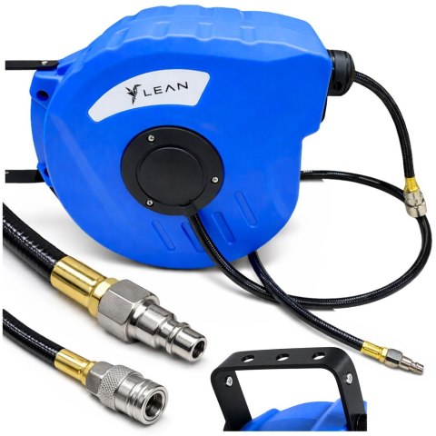 Wąż Pneumatyczny Zwijany Na Bębnie Automatyczny 24 Bar 8x12mm 10m LEAN