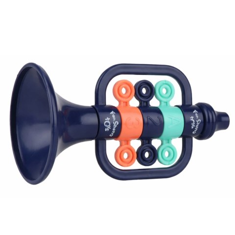 Zestaw Instrumenty Muzyczne Dla Dzieci Bębenek Trąbka Grzechotki Pałeczki LEAN Toys