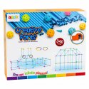 Zestaw Kreatywny Rurki Konstrukcyjne Do Budowania Przestrzennego 340 el. LEAN Toys