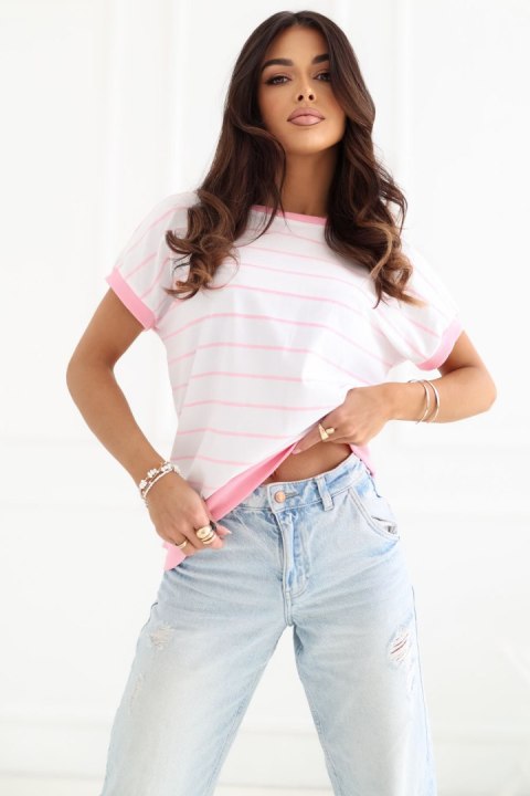 Bluzka Model RV-BZ-A1243.13P Light Pink - Relevance Relevance