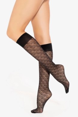 Podkolanówki Model Trendy Line 30 Nero - Gatta Gatta