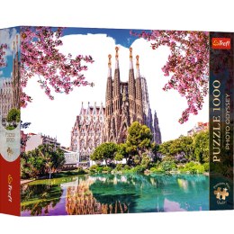 Puzzle - 1000 - Photo Odyssey: Sagrada Familia, Barcelona, Hiszpania -Trefl 12137 Marka niezdefiniowana