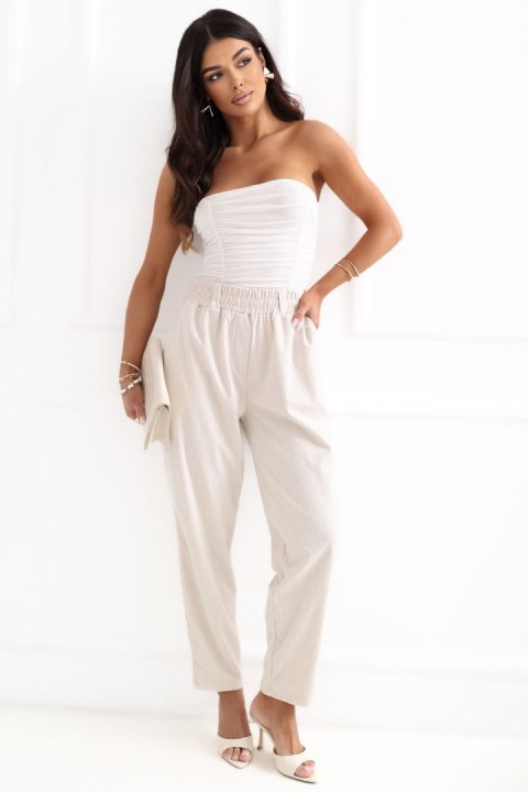 Spodnie Damskie Model RV-SP-A1311.60 Light Beige - Rue Paris Rue Paris