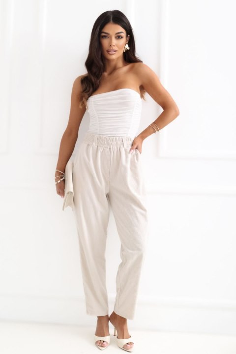 Spodnie Damskie Model RV-SP-A1311.60 Light Beige - Rue Paris Rue Paris