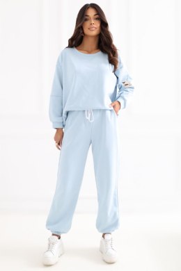 Spodnie Komplet Model RV-KMPL-A1279.82 Light Blue - Rue Paris Rue Paris