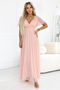 Sukienka Model Melania 635-7 Brzoskwinia - Numoco Numoco