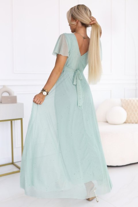 Sukienka Model Melania 635-8 Pistacja - Numoco Numoco