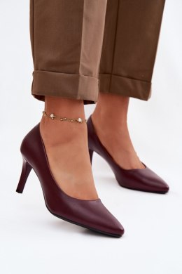 Szpilki Model Sergio Leone 1336 Bordo - Step in style Step in style