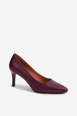 Szpilki Model Sergio Leone 1336 Bordo - Step in style Step in style