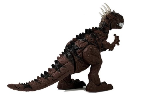 Dinozaur Brązowy na Baterie Porusza się z Projektorem Dźwiękiem LEAN Toys Dinozaur Brązowy na Baterie Porusza się z Projektorem Dźwiękiem LEAN Toys