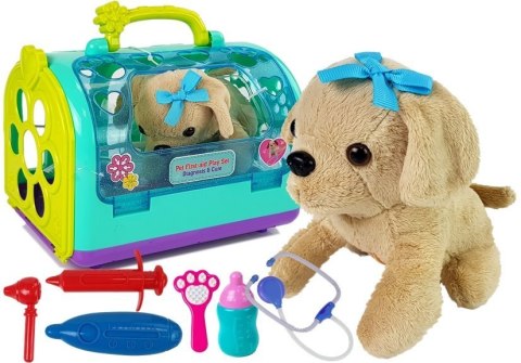 Zestaw Weterynarz z Pieskiem i Transporterem LEAN Toys Zestaw Weterynarz z Pieskiem i Transporterem LEAN Toys