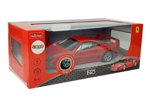 Auto Ferrari F40 Zdalnie Sterowany R/C 1:14 Czerwony 27 Mhz Rastar Auto Ferrari F40 Zdalnie Sterowany R/C 1:14 Czerwony 27 Mhz Rastar