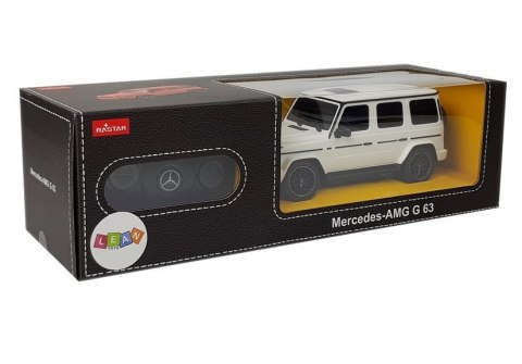 Auto Mercedes AMG G63 Zdalnie Sterowany R/C 1:24 Biały 2.4 G Rastar Auto Mercedes AMG G63 Zdalnie Sterowany R/C 1:24 Biały 2.4 G Rastar