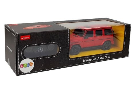 Auto Mercedes AMG G63 Zdalnie Sterowany R/C 1:24 Czerwony 2.4 G Rastar Auto Mercedes AMG G63 Zdalnie Sterowany R/C 1:24 Czerwony 2.4 G Rastar