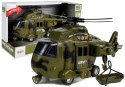 Helikopter Wojskowy Ratunkowy 1:16 Hak Dźwięk Światła LEAN Toys Helikopter Wojskowy Ratunkowy 1:16 Hak Dźwięk Światła LEAN Toys