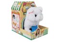 Interaktywny Kot Pers Biały Chodzi Rusza Ogonem na Baterie LEAN Toys