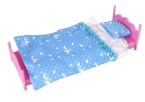 Lalka Meble Zestaw Łóżko Szafa Toaletka LEAN Toys Lalka Meble Zestaw Łóżko Szafa Toaletka LEAN Toys