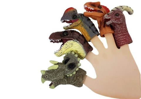 Nakładki na Palce Dinozaury 5 elementów LEAN Toys Nakładki na Palce Dinozaury 5 elementów LEAN Toys