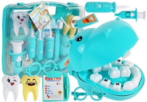 Zestaw Małego Lekarza Dentysty Hipopotam Terminarz Dentysta LEAN Toys Zestaw Małego Lekarza Dentysty Hipopotam Terminarz Dentysta LEAN Toys