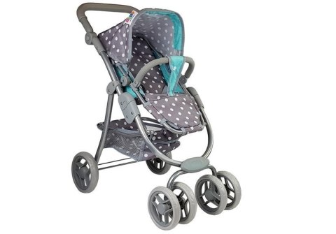 7705 Wózek Spacerówka 2 w1 z Torbą Gondola Szaro-Turkusowa Alice 7705 Wózek Spacerówka 2 w1 z Torbą Gondola Szaro-Turkusowa Alice