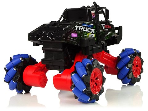 Auto Terenowe Drift Zdalnie Sterowane 1:16 Zielony 2.4G Obrót 360 Stopni LEAN Toys Auto Terenowe Drift Zdalnie Sterowane 1:16 Zielony 2.4G Obrót 360 Stopni LEAN Toys