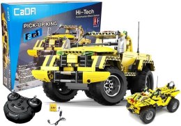 Auto Terenowe Pick-Up 2w1 Zdalnie Sterowany z klocków 2.4G 514 elementów C51003W CaDA