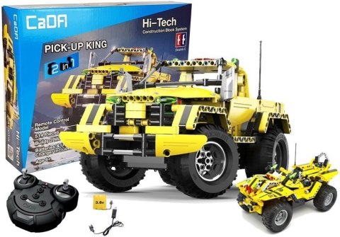 Auto Terenowe Pick-Up 2w1 Zdalnie Sterowany z klocków 2.4G 514 elementów C51003W CaDA