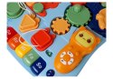 Interaktywny Pchacz Chodzik Stoliczek Panel Świeci Gra Telefon LEAN Toys
