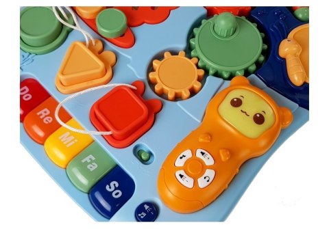 Interaktywny Pchacz Chodzik Stoliczek Panel Świeci Gra Telefon LEAN Toys Interaktywny Pchacz Chodzik Stoliczek Panel Świeci Gra Telefon LEAN Toys