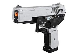 Pistolet Bojowy Klocki Do Złożenia 412 Elementów Szary CaDA