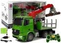 Samochód Mercedes-Benz Arocs 1:20 Zdalnie Sterowany Ciężarówka Dźwig do przewozu drewna 2.4G Double E
