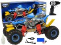 Auto Terenowe Rekin Zdalnie Sterowany 1:10 2.4G Niebieski 15 km/h Para Wodna LEAN Toys
