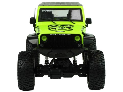Auto Terenowe Rock Crawler 2.4 GHz Zielone Amortyzatory 4x4 LEAN Toys Auto Terenowe Rock Crawler 2.4 GHz Zielone Amortyzatory 4x4 LEAN Toys