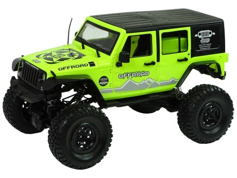 Auto Terenowe Rock Crawler 2.4 GHz Zielone Amortyzatory 4x4 LEAN Toys Auto Terenowe Rock Crawler 2.4 GHz Zielone Amortyzatory 4x4 LEAN Toys