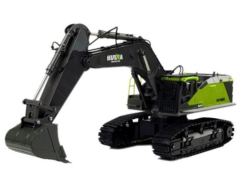 Koparka Zdalnie Sterowana model 1593 HuiNa Zielona 1:14 R/C HUINA Koparka Zdalnie Sterowana model 1593 HuiNa Zielona 1:14 R/C HUINA