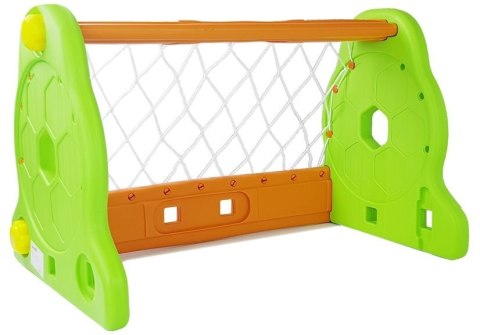 Bramka Piłkarska Dla Dzieci Zielono Pomarańczowa LEAN Toys Bramka Piłkarska Dla Dzieci Zielono Pomarańczowa LEAN Toys